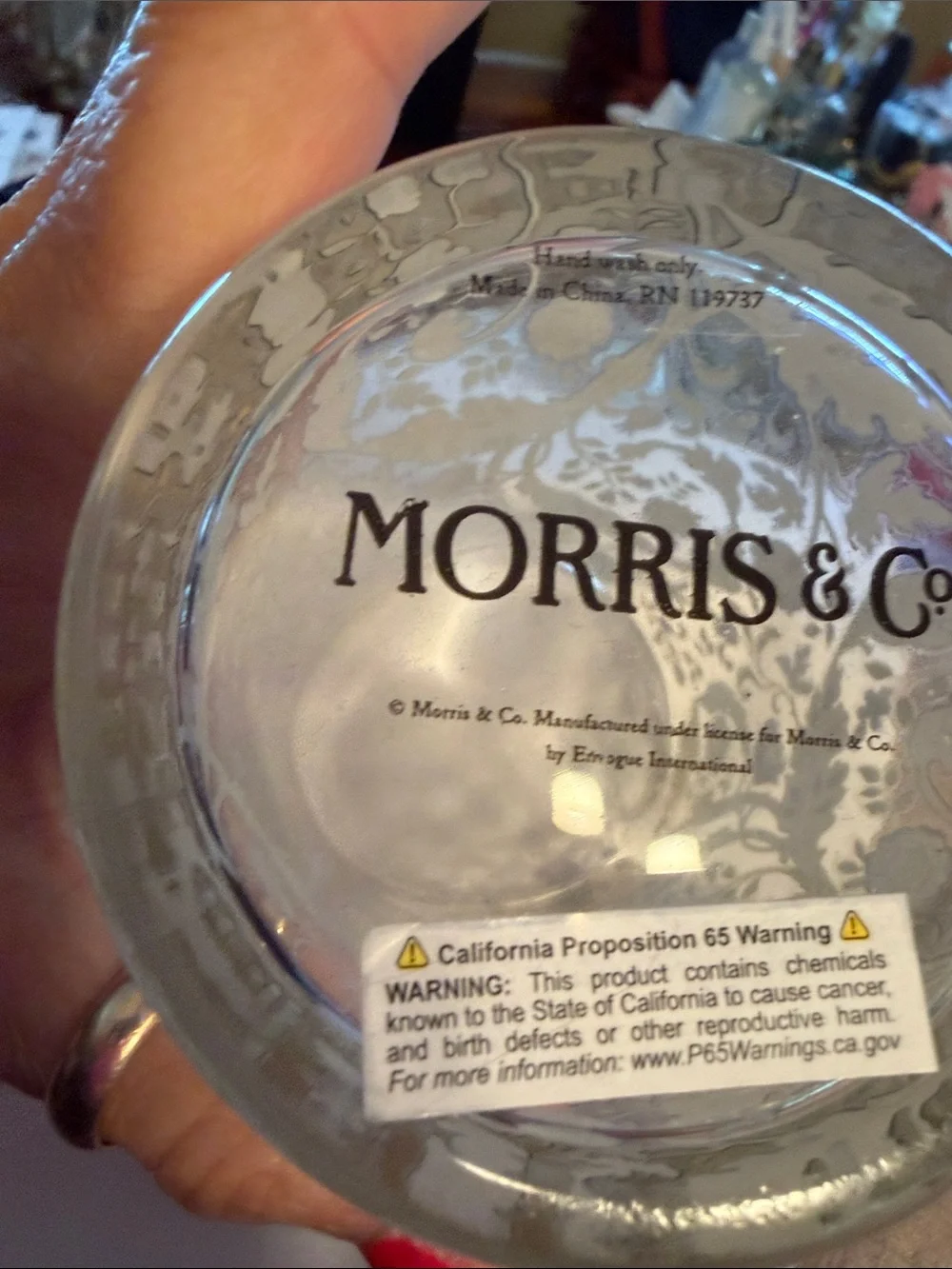 Morris & Co. NWT Cottagecore Floral English Pear Hand Soap & Tumbler Set